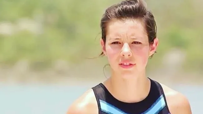 Bucio durante una competencia