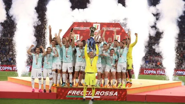 Inter se consagra Campeón de Copa Italia tras vencer a la Fiorentina 