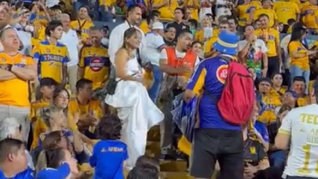 Liga MX: Ni su boda les impidió perderse la Gran Final entre Tigres y Chivas