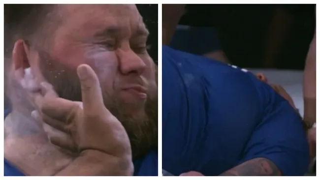 Participante de Power Slap fue noqueado por hombre que pesa 40 kilos menos que él