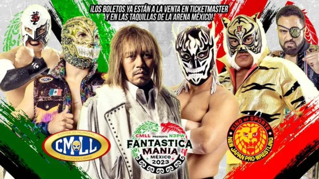 CMLL anunció la llegada a México de Fantasticamanía junto a New Japan Pro-Wrestling 