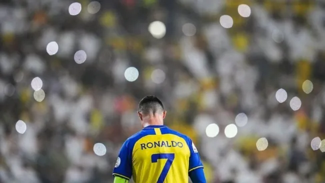 Cristiano Ronaldo durante un partido del All Nassr