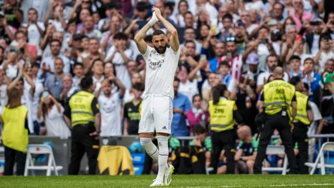 Benzema se despidió de la afición Merengue 