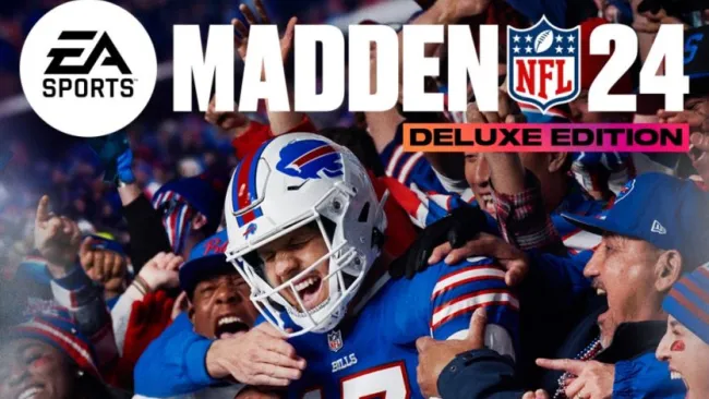 Josh Allen en la portada de Madden 24