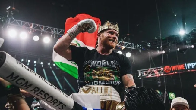 'Canelo' Álvarez luego de ganar una pelea