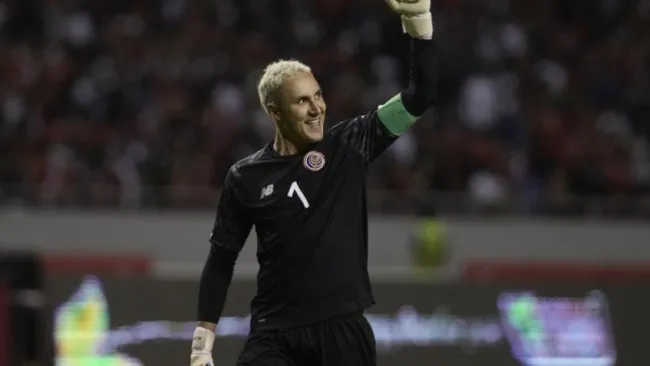 Keylor Navas jugando con la Selección de Costa Rica 
