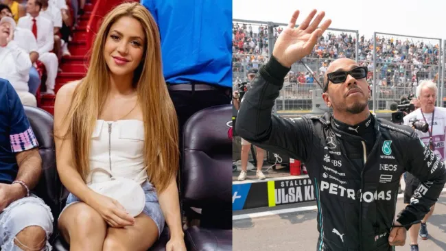 Shakira, feliz de salir con Hamilton