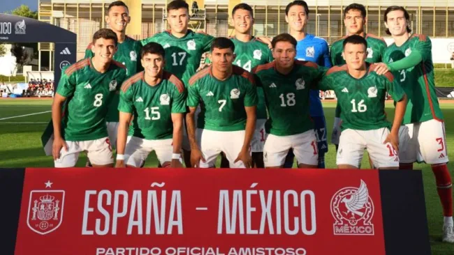 México Sub-23 previo a su duelo contra España en amistoso
