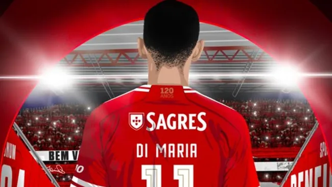 Ángel Di María es oficialmente nuevo jugador del Benfica
