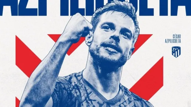 César Azpilicueta es nuevo jugador del Atlético de Madrid