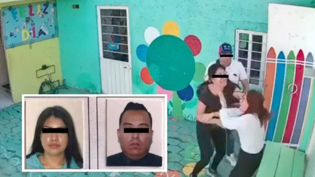 Los detenidos golpearon a la maestra y la amenazaron.