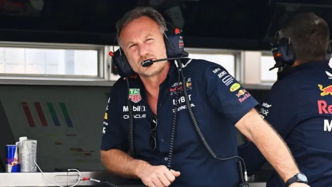 Christian Horner tras choque de 'Checo' en la Práctica 1: "Obviamente es frustrante"