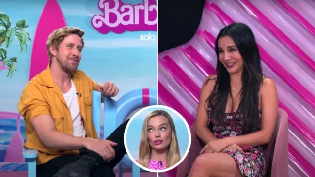 Martha Higareda entrevistó a Ryan Gosling y Margot Robbie.