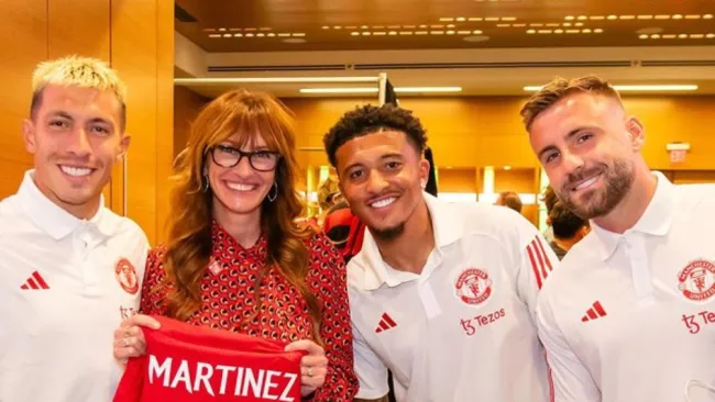 Lisandro, Jadon, Luke Shaw y Julia Roberts 
