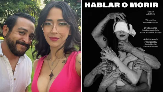 Luis Fernando Peña y su esposa Ali Noris.