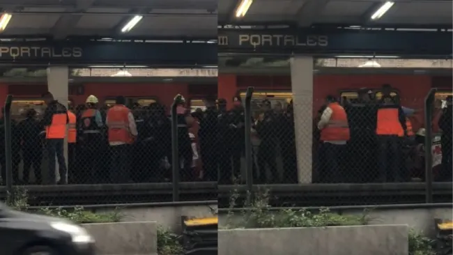 Mujer muere en Metro Portales tras ser golpeada en la cabeza por el tren