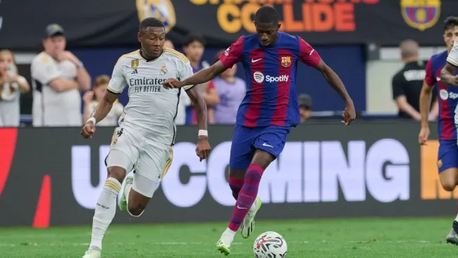 Ousmane Dembélé, con la pelota