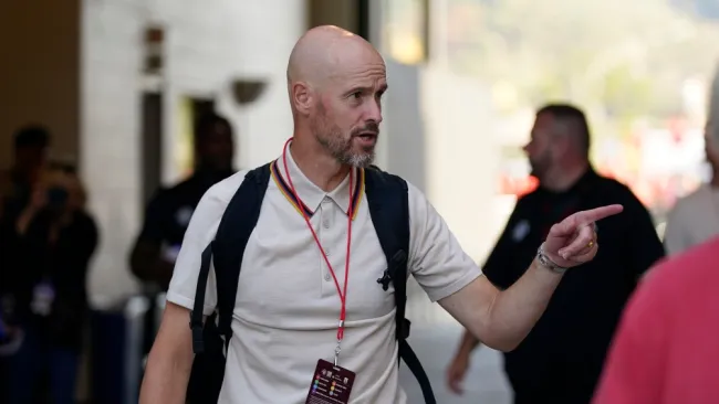 Erik Ten Hag en la pretemporada en Estados Unidos 