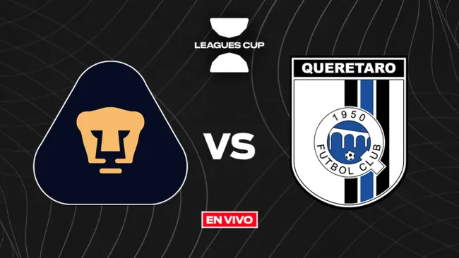 Pumas vs Querétaro Leagues Cup EN VIVO 16vos de Final