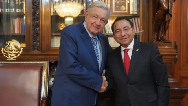 Sostienen magistrado Rafael Guerra y AMLO reunión en Palacio