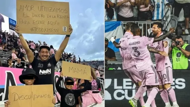 ¡Messimanía! Aficionado se gasta dinero de la renta para ver a Leo en el Inter Miami
