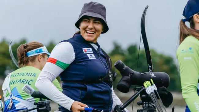 Ale Valencia, subcampeona del Mundial de Tiro con Arco