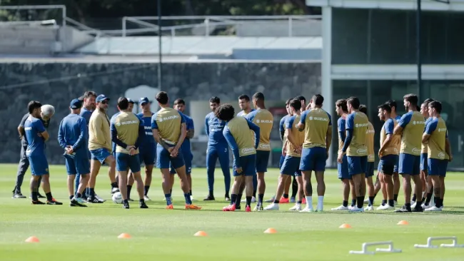 Entrenamiento de los Pumas 