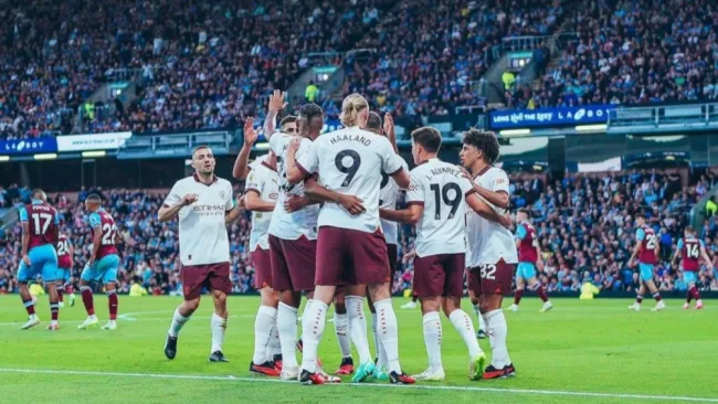 Manchester City arranca la Premier League con goleada ante el Burnley