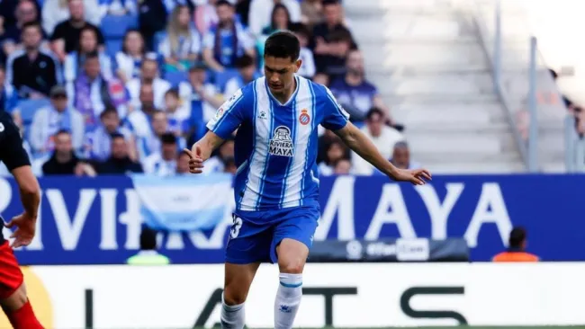 Cachorro Montes con el Espanyol