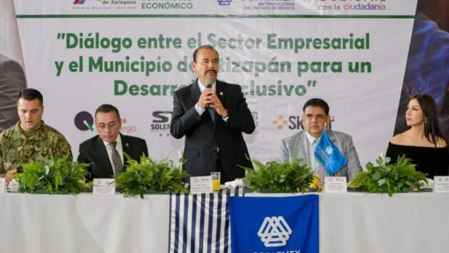 Dialogan Coparmex Metropolitano y Pedro Rodríguez para estrechar vínculos