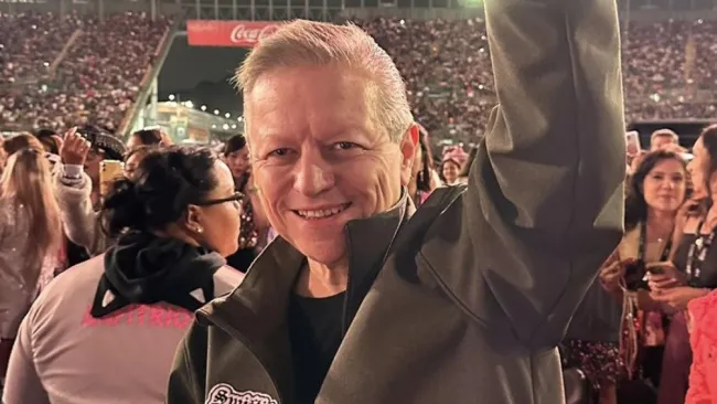 Zaldívar durante el concierto de Taylor Swift