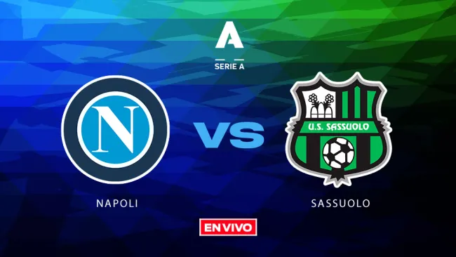 Serie A: Napoli vs Sassuolo EN VIVO Jornada 2