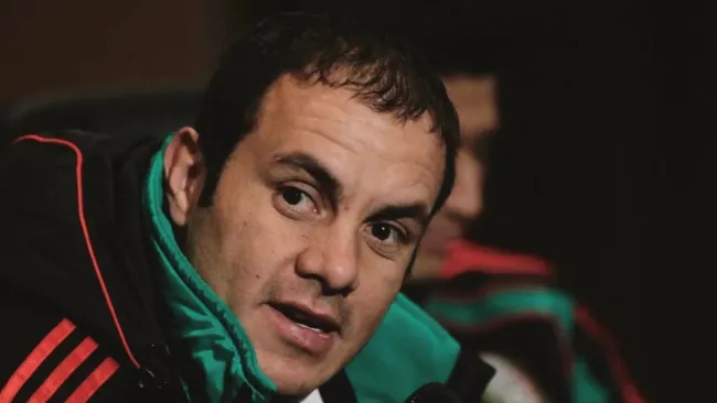 Cuauhtémoc Blanco en su paso por el Tri