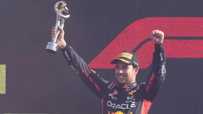 Checo Pérez, segundo lugar en el GP de Italia