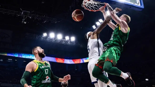 Lituania sorprende y vence a Estados Unidos en el Mundial FIBA