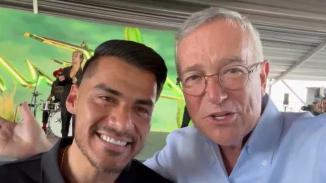 El jugador atlista y el dueño de TV Azteca