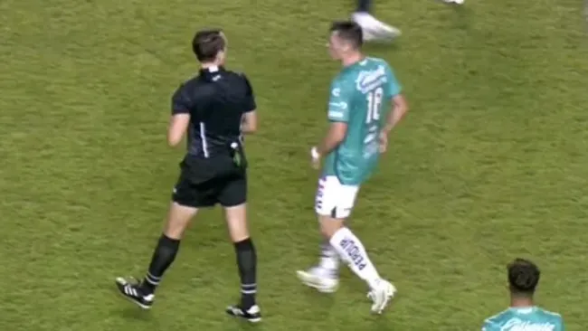 Federico Viñas tras el final del partido