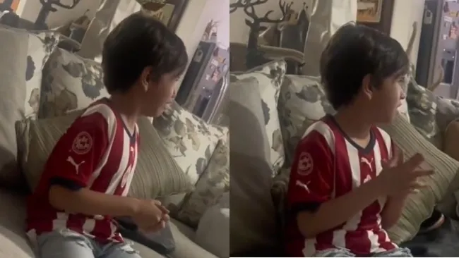 Niño aficionado de Chivas reclama con llanto derrota en Clásico: 'Viejos inútiles'