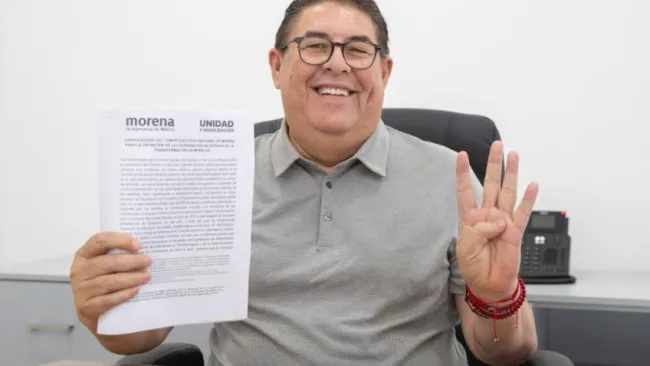 Víctor Mercado va por la coordinación de Morena Morelos