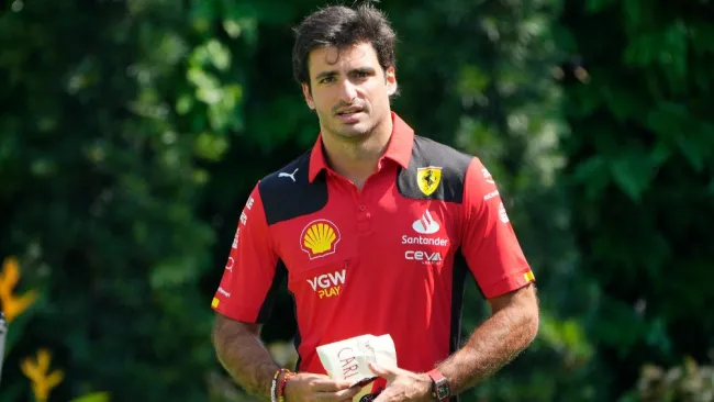 Carlos Sainz en el GP de Singapur