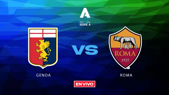 Genoa vs Roma Serie A EN VIVO Jornada 6 