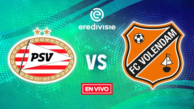 PSV Eindhoven vs Volendam EN VIVO Eredivisie Jornada 7