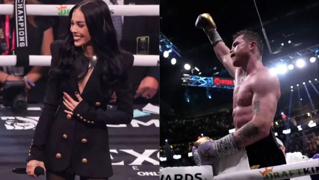 Conoce los guantes de lujo que Saúl 'Canelo' Álvarez le regaló a Danna Paola