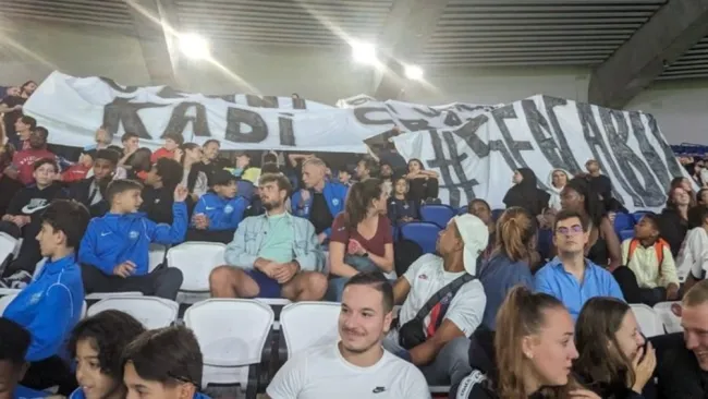 Momentos cuando mostraron el mensaje 