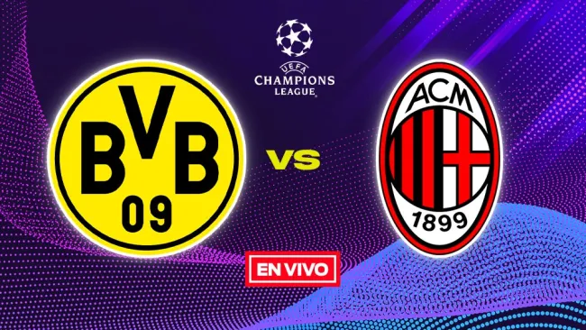 Borussia Dortmund vs Milan UEFA Champions League EN VIVO Jornada 2
