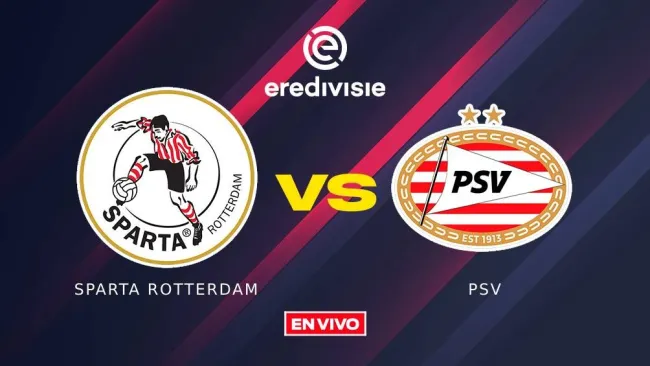 Sparta Rotterdam vs PSV Eredivisie EN VIVO Jornada 8
