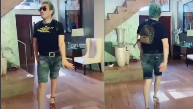 Julio César Chávez Jr. reveló el por qué se grabó usando tacones