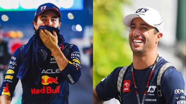 Suegro de Daniel Ricciardo afirma que Checo Pérez debe irse de Red Bull