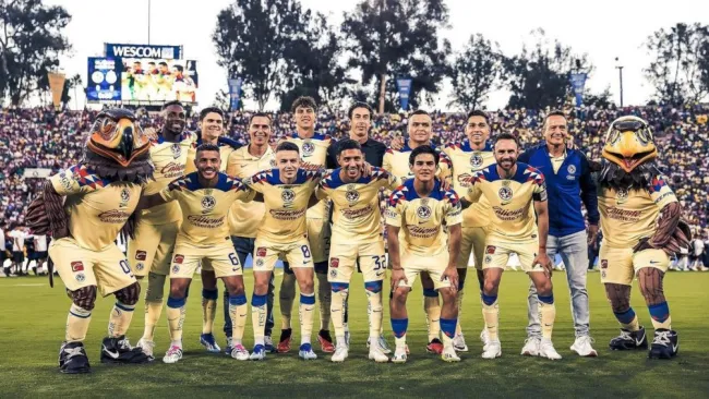 Los de Coapa en amistoso contra Chivas 