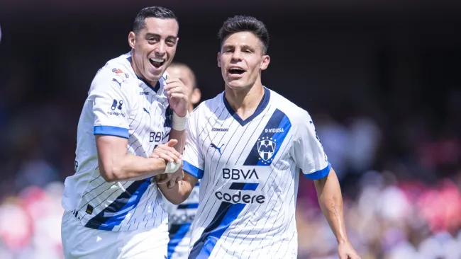 El festejo de los jugadores regios 